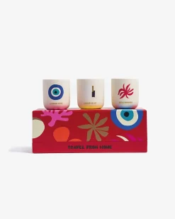 ASSOULINE Travel From Home Mini Scented Candle Set^ Candles|Travel